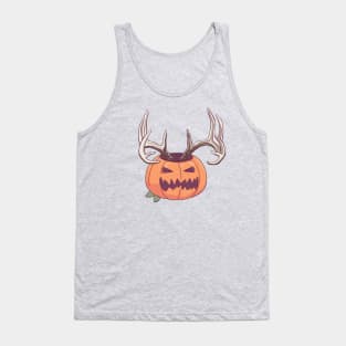 Pumpkin with horns Tank Top